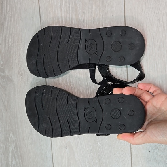 Born Women Leather Ankle Thong Sandals Slide shoes sz 8M - Picture 9 of 10